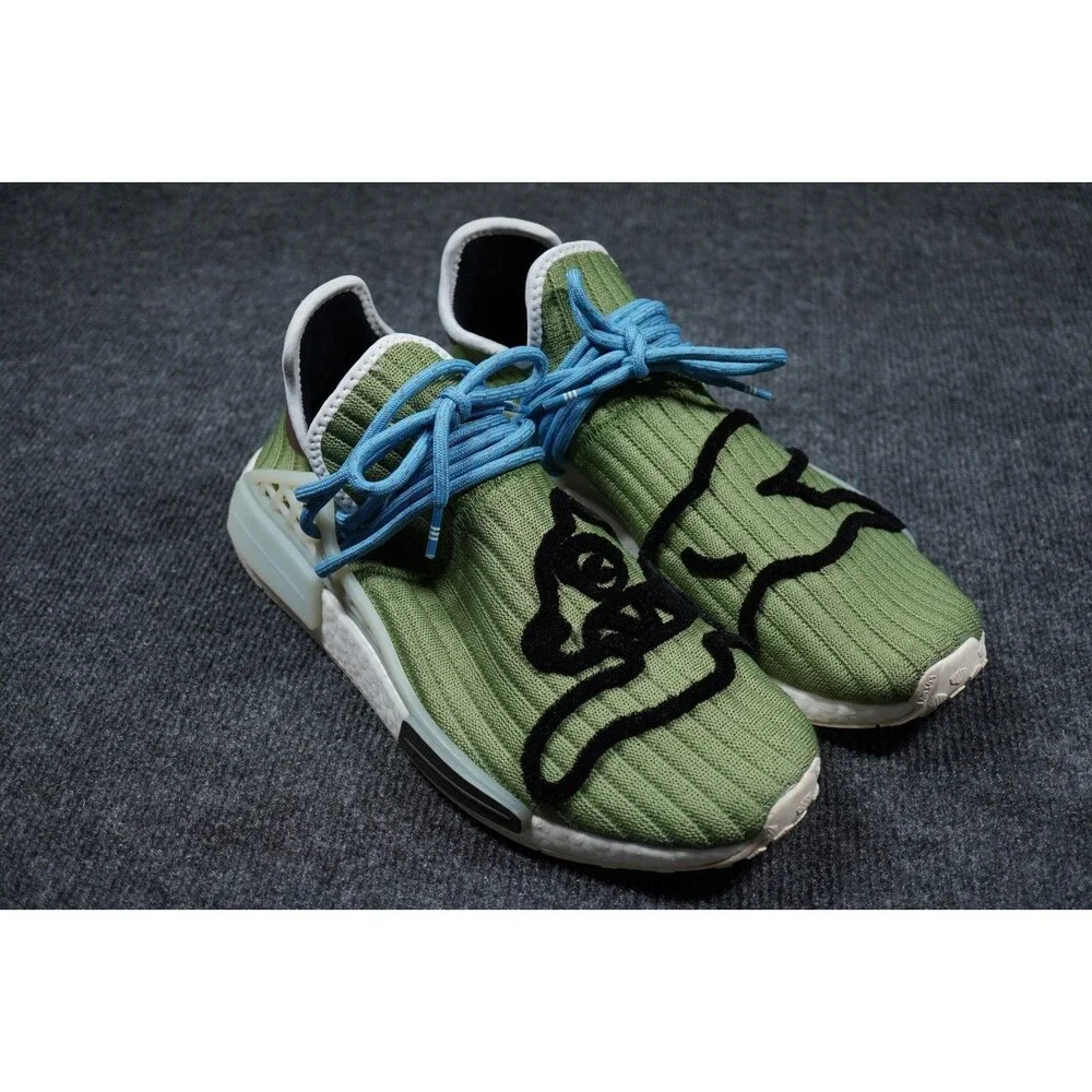 Adidas Pharrell x BBC NMD Human Race Running Dog Green Mens 11